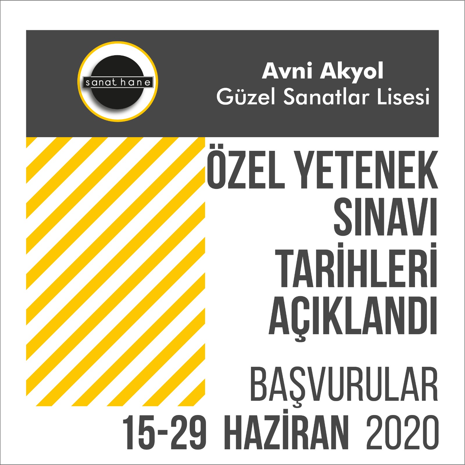 avni akyol guzel sanatlar lisesi yetenek sinavi tarihleri