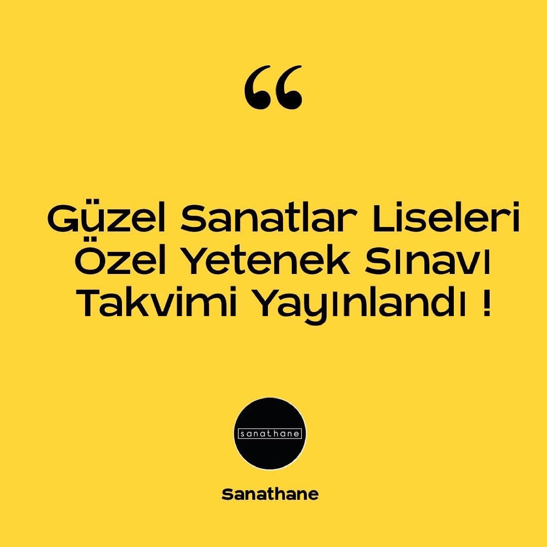 2022-2023 EĞİTİM - ÖĞRETİM YILI GÜZEL SANATLAR LİSELERİ  YETENEK SINAVLARI ve KONTENJANLARI