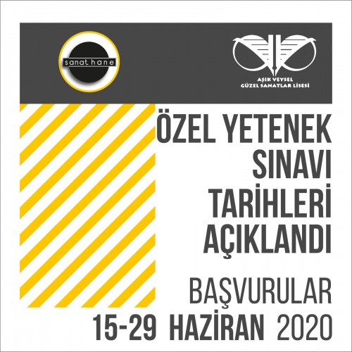 BEYLİKDÜZÜ AŞIK VEYSEL GÜZEL SANATLAR LİSESİ YETENEK SINAVI BAŞVURU VE SINAV TARİHLERİ